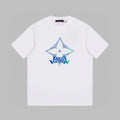 Four-pointed star print T-shirt