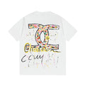 Colorful handmade graffiti t-shirt