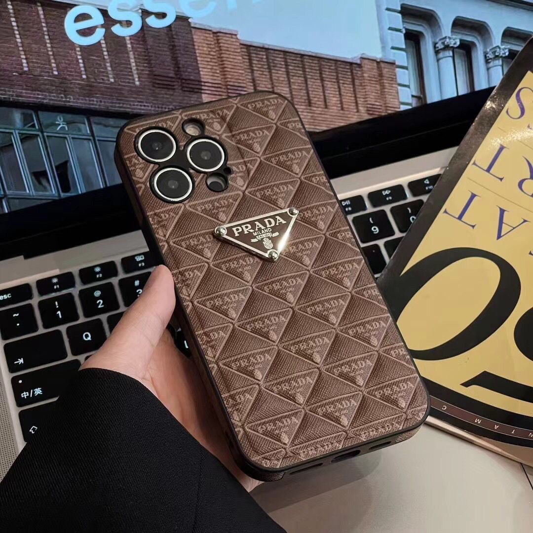 Leather Full Triangle Pattern Case