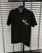 New Ink splashing print t-shirt