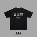 Double letter printing t-shirt