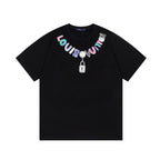 Colorful letters print t-shirt