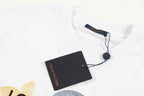 Alphabet pattern print t-shirt