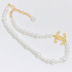Irregular Pearl Clavicle Necklace
