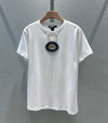 Circle chain chic premium cotton T-shirt