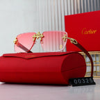 Vintage Gold Cross Frameless Sunglasses